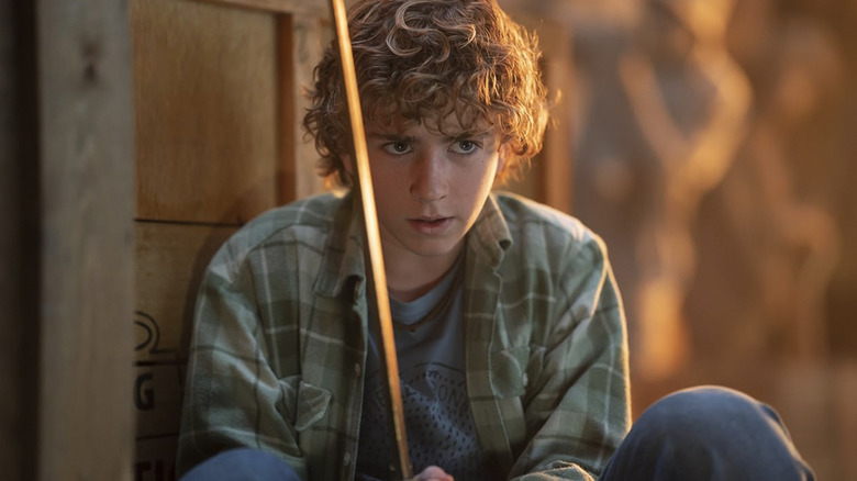 Walker Scobell en Percy Jackson
