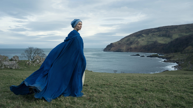 Sister Brigid stands by the sea in The Death of Robin Hood