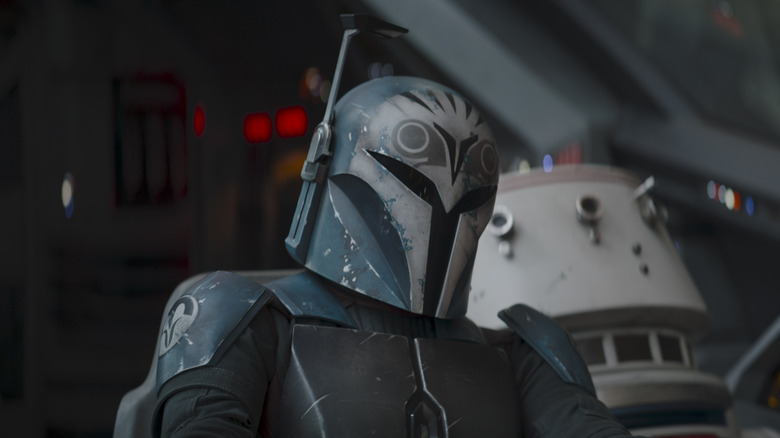Bo-Katan driving in The Mandalorian