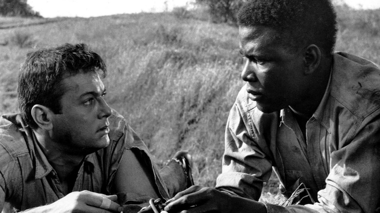 Sidney Poitier and Tony Curtis in The Defiant Ones
