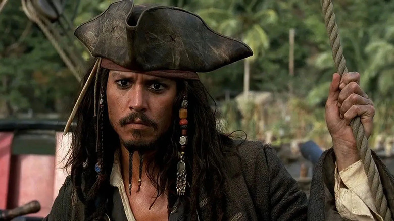 Johnny Depp in Pirates of the Caribbean: The Curse of the Black Pearl