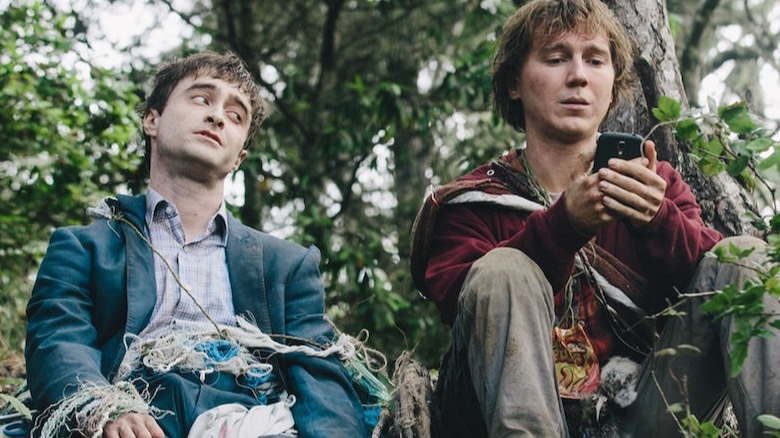 Paul Dano Daniel Radcliffe sitting