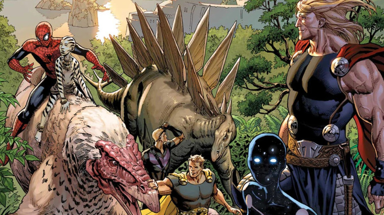 The Savage Land as featured in Avengers Vol. 5 #12