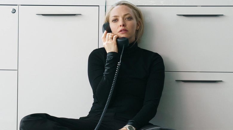 Amanda Seyfried as Elizabeth Holmes in The Dropout