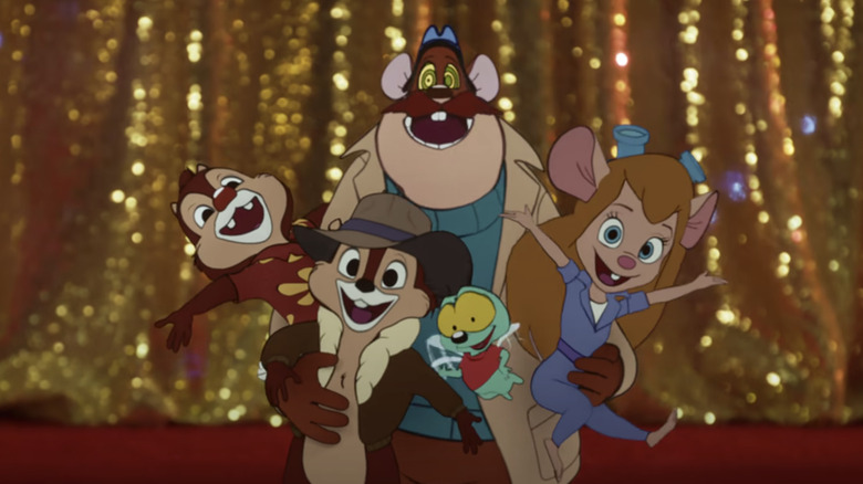 The cast of "Chip 'n' Dale: Rescue Rangers"