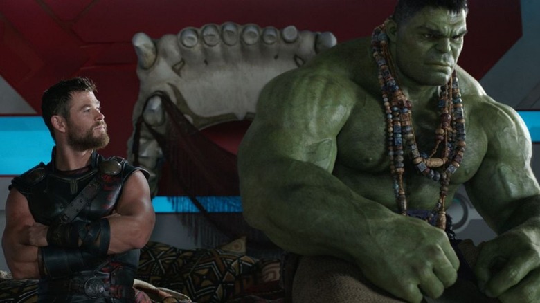 Thor and Hulk at Sakaar