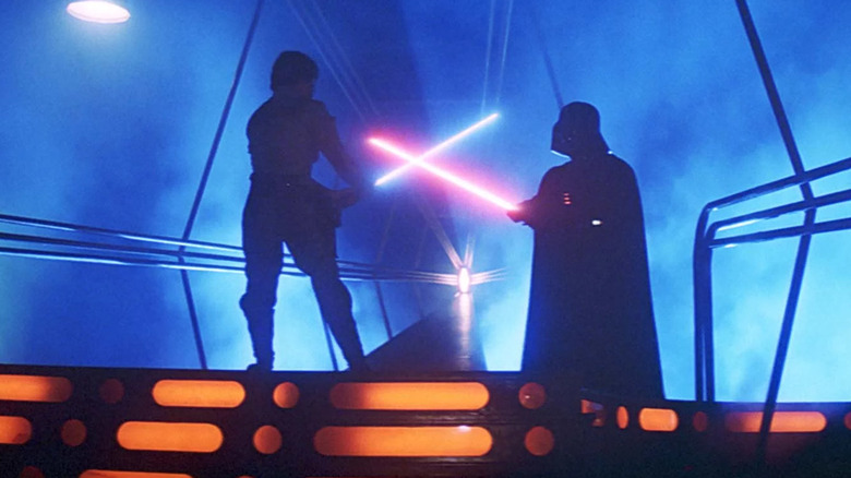 Mark Hamill David Prowse lightsaber duel The Empire Strikes Back