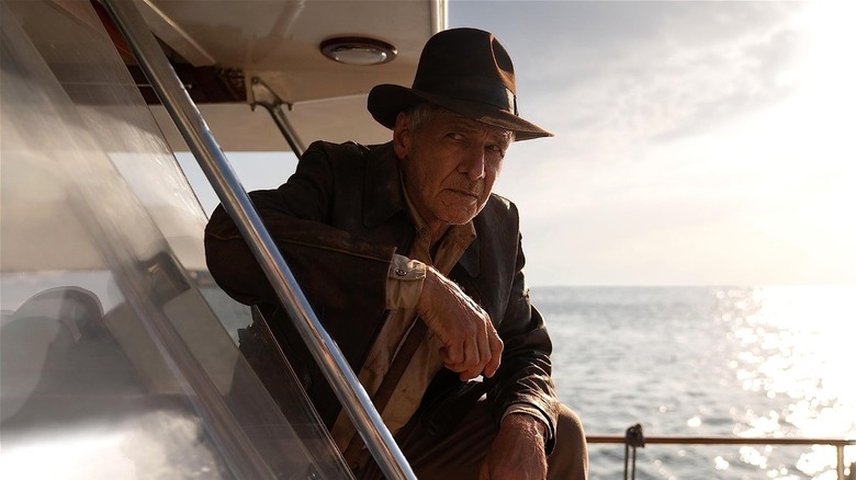 Indiana Jones hat boat ocean