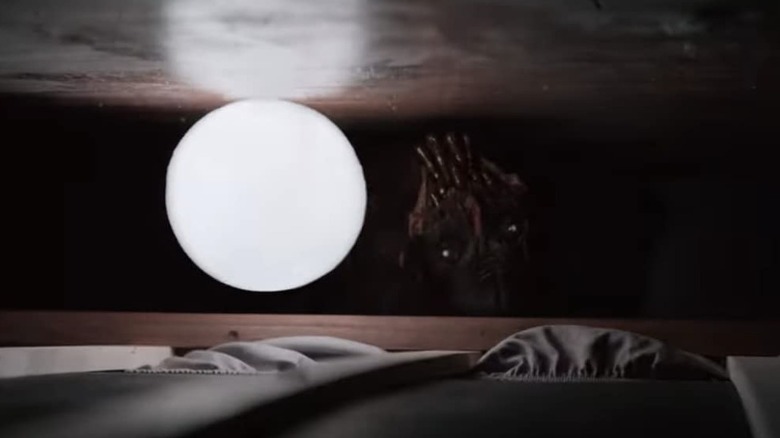 Boogeyman under bed rough light
