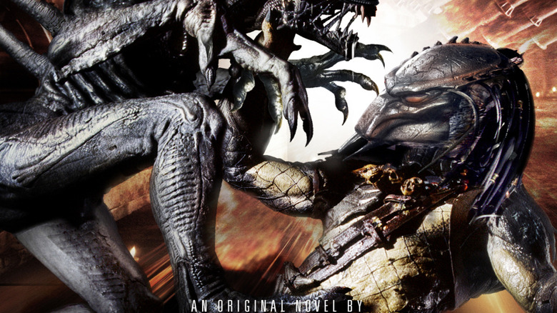 A Xenomorph fights a Predator in Alien vs. Predator: Armageddon