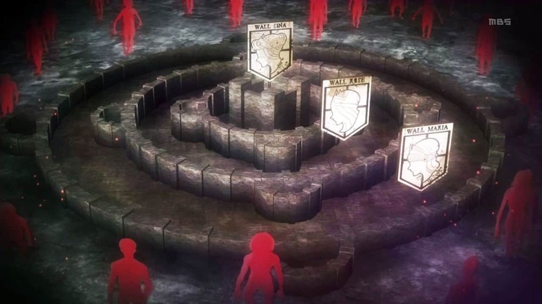 Attack on Titan 3 walls of Paradis island