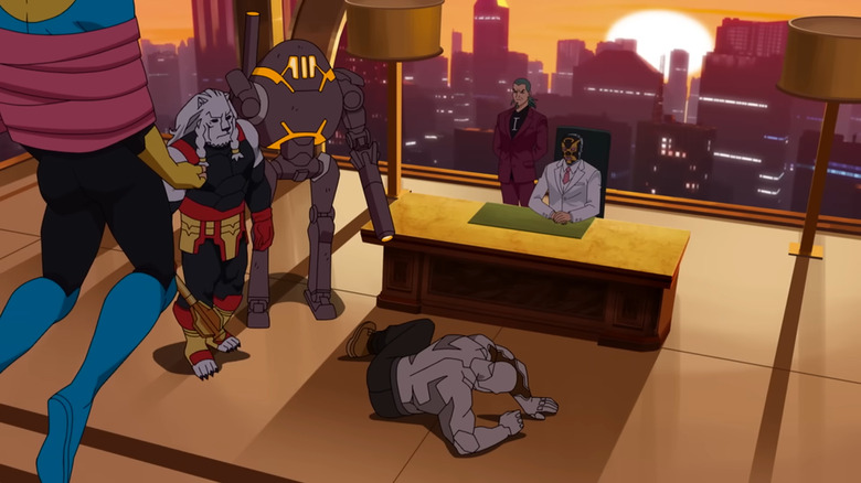 Invincible and Titan laid in front of Machine Head