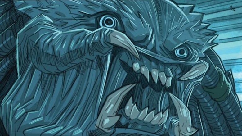 Predator screeching in Predator: Hunters