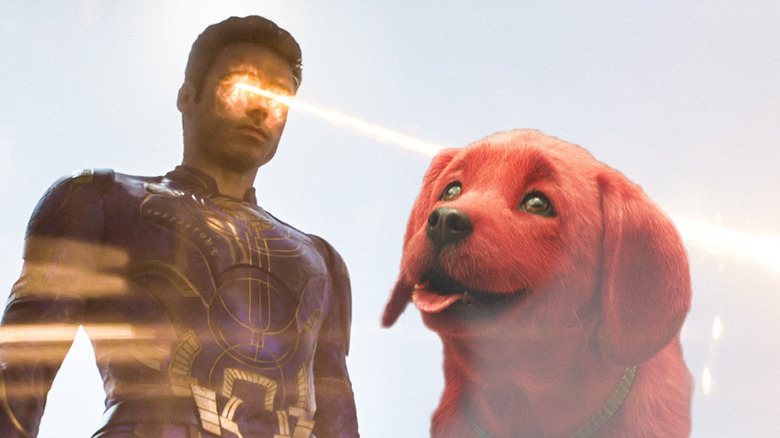 Eternals Ikaris Clifford the Big Red Dog