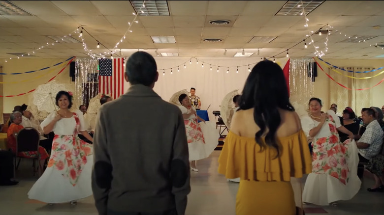 Darion Basco and Liza Lapira at a Filipino American dance in "The Fabulous Filipino Brothers"