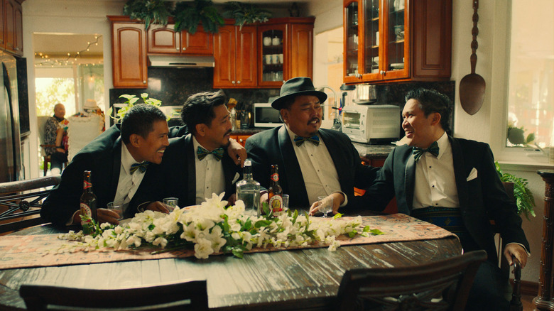 Danny Boy (Darion Basco), David (Dionysio Basco), Dayo (Derek Basco), Duke (Dante Basco) in "The Fabulous Filipino Brothers"