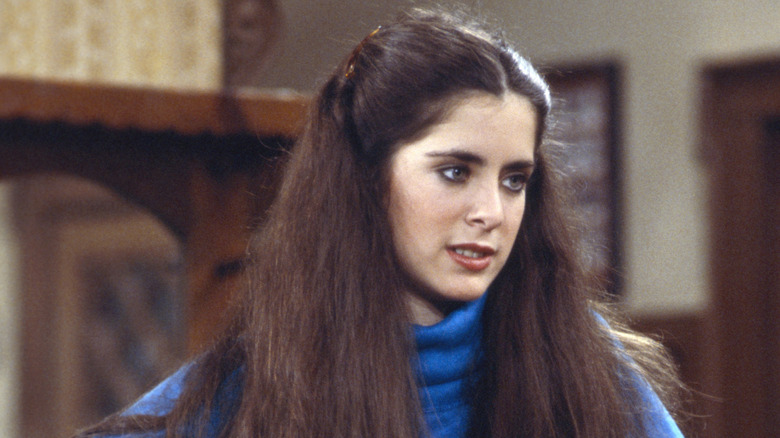 Felice Schachter as Nancy Olson, grimacing on "The Facts of Life"