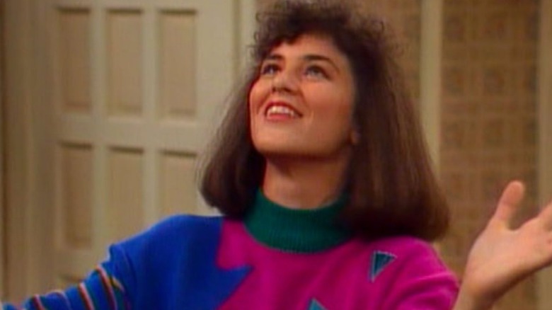 Sherrié Austin as Pippa McKenna, looking up and smiling on "The Facts of Life"
