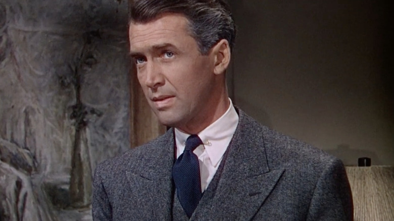 Jimmy Stewart in "Rope"