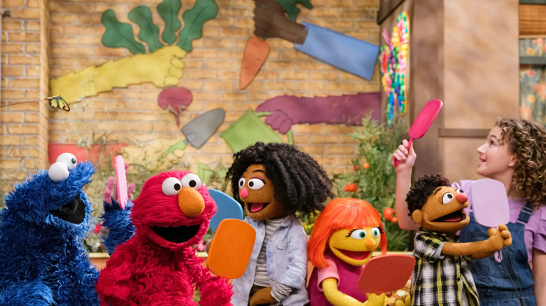 The cast of Sesame Street