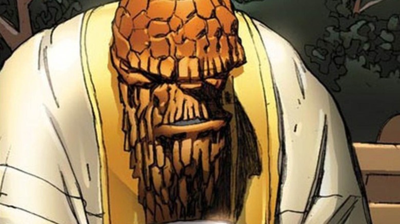 The thing with a beard and a dress in Marvel cartoon