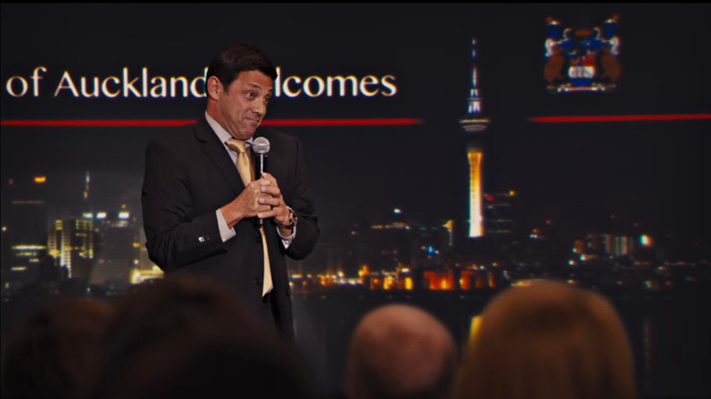 Jordan Belfort at a speaking event