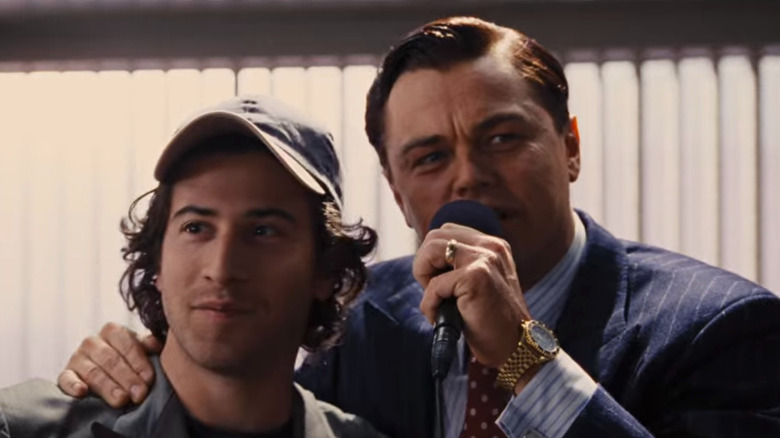 Jordan Belfort standing with Steve Madden