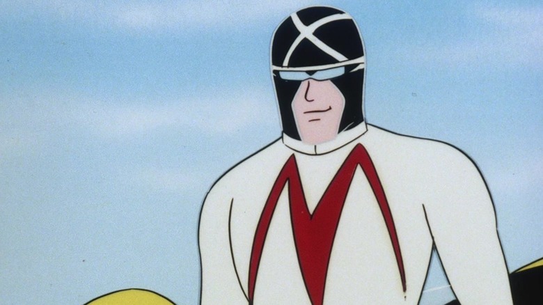 Racer X smiling on TV on Speed Racer