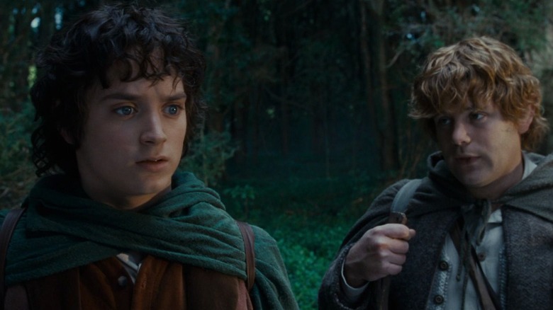 Frodo and Sam at the beginning of their journey