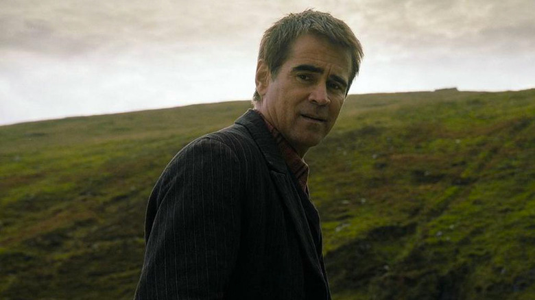 Colin Farrell as Padriac Súilleabháin in The Banshees of Inisherin