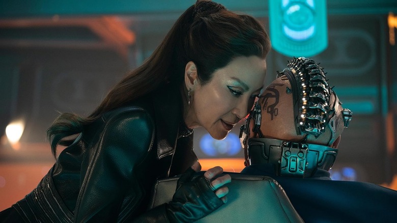Filippo Georgiou is interrogated by an android in Star Trek: Section 31