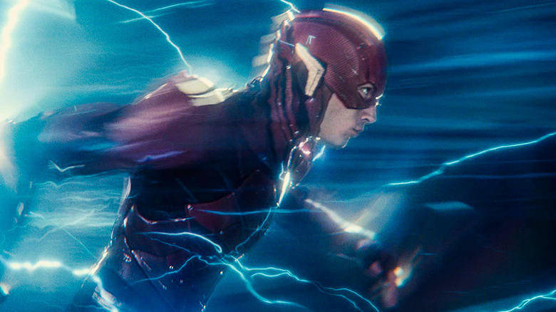 Ezra Miller as The Flash in Justice League