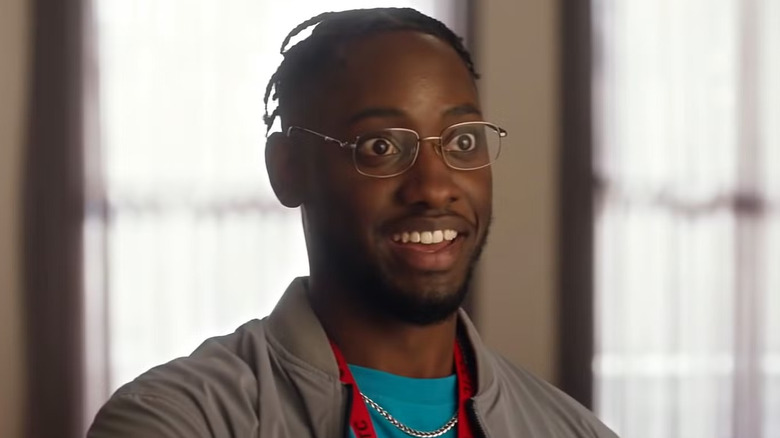 Brandon McKnight as Chester P. Runk, smiling on The Flash