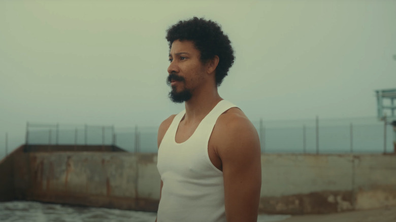 Keiynan Lonsdale performing in a music video