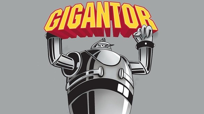 Gigantor ready to do battle.