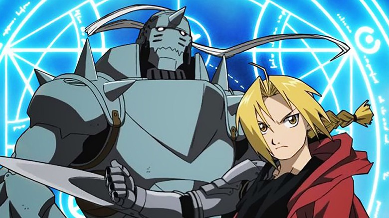 Edward and Alphonse Alric in Fullmetal Alchemist.