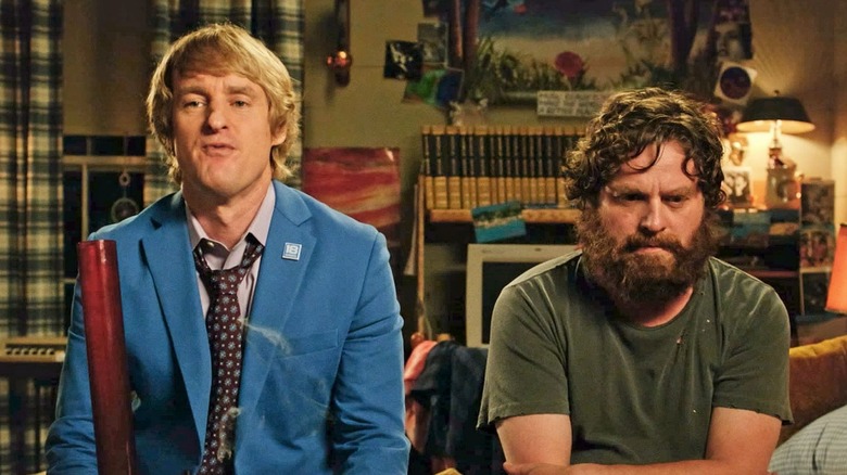Steve and Ben sitting in a room looking concerned in Are You Here