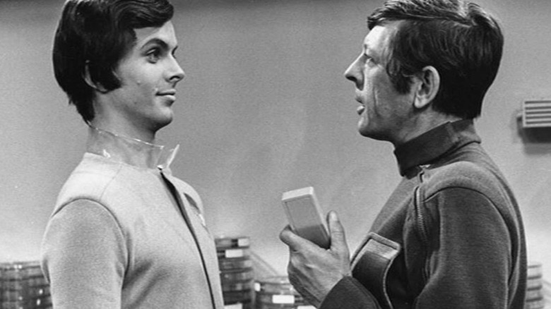 Herbie and Jamieson have an intriguing conversation in Out of the Unknown's adaptation of Liar!