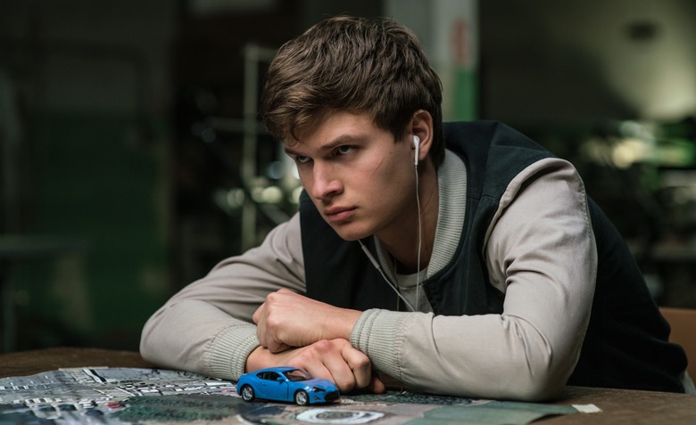 Baby Driver - Baby (Ansel Elgort) with map
