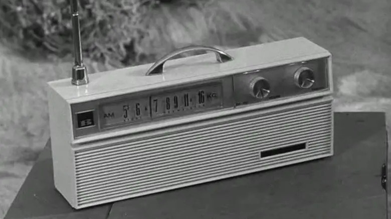 A closeup of the radio on Gilligan's Island