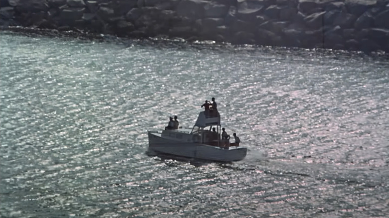 The SS Minnow sails from Gilligan's Island Pier