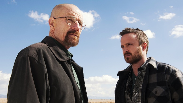 Bryan Cranston and Aaron Paul in Breaking Bad