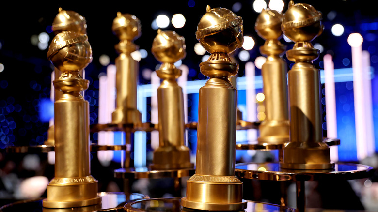 The Golden Globes statues