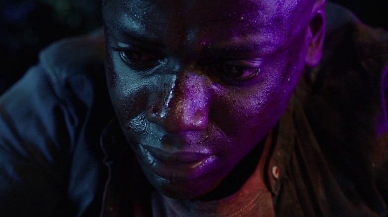 Daniel Kaluuya looking down