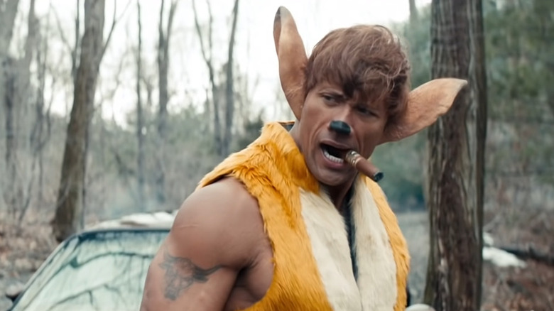 Dwayne Johnson as Bambi in SNL's Bambi