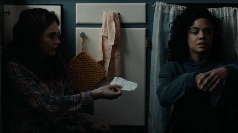 Lily James and Tess Thompson in Little Woods
