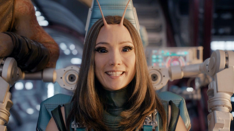 Mantis smiling in The Guardians of the Galaxy Holiday Special