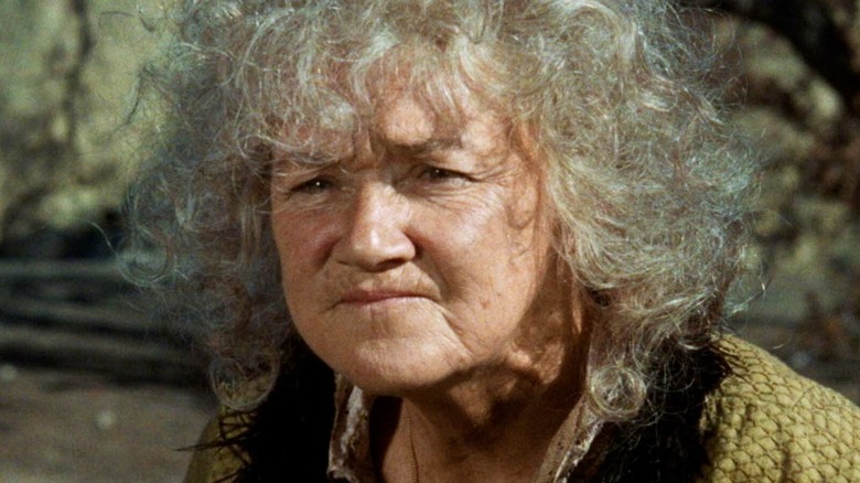 A closeup of Dirty Sally from Gunsmoke