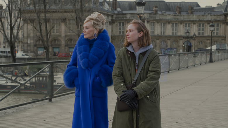 Deborah and Ava on the Pont des Arts in Paris