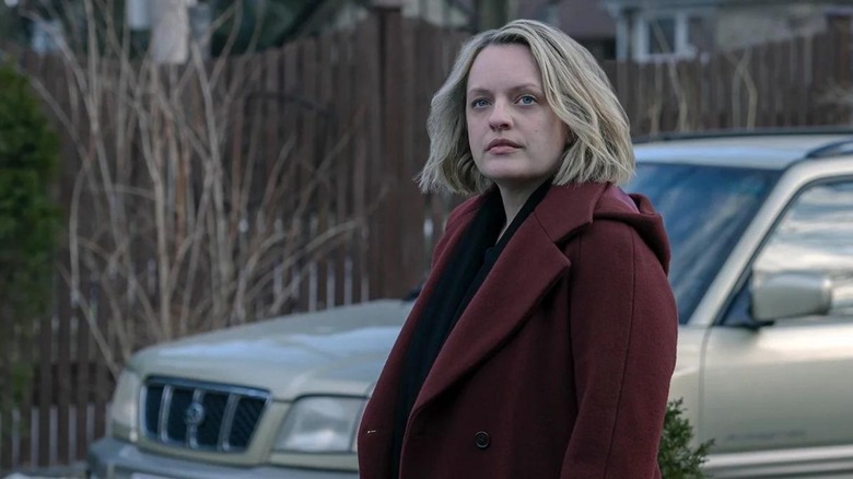 Elisabeth Moss as June in The Handmaid's Tale